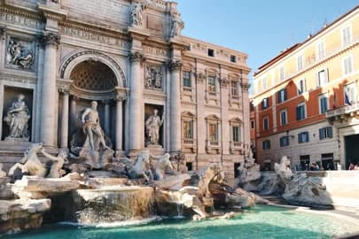 La Fontana di Trevi a Roma